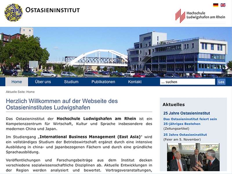 OAI: Ostasieninstitut: Migration der Website