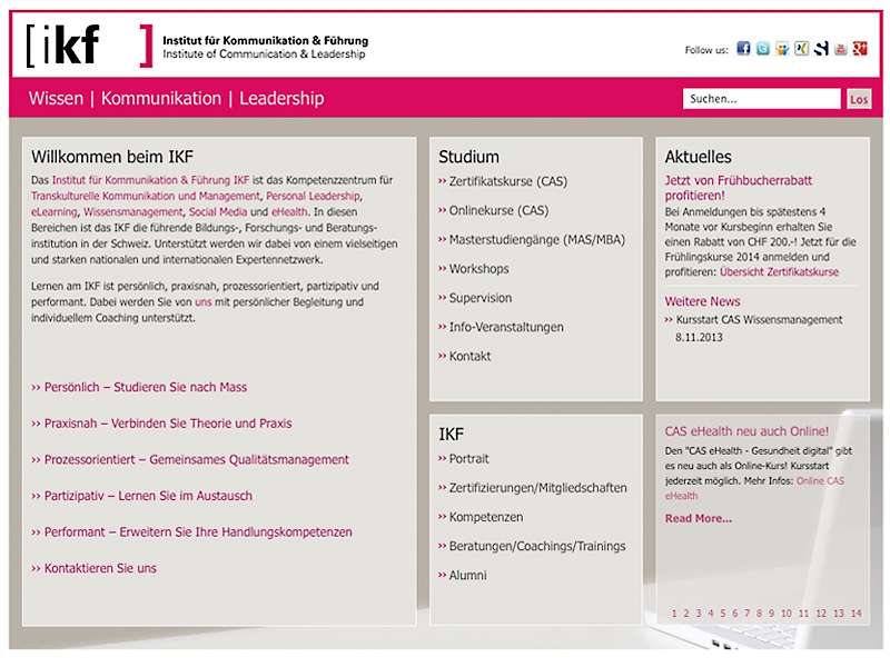 IKF: Migration der Website