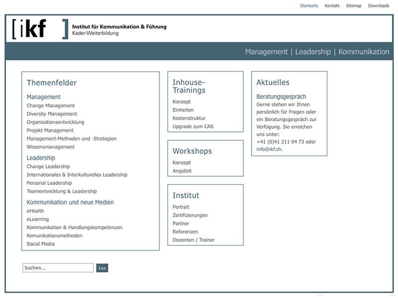 IKF: Migration der Website