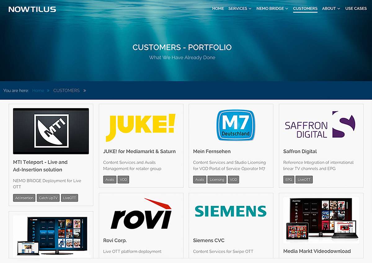 Nowtilus: Relaunch der Website