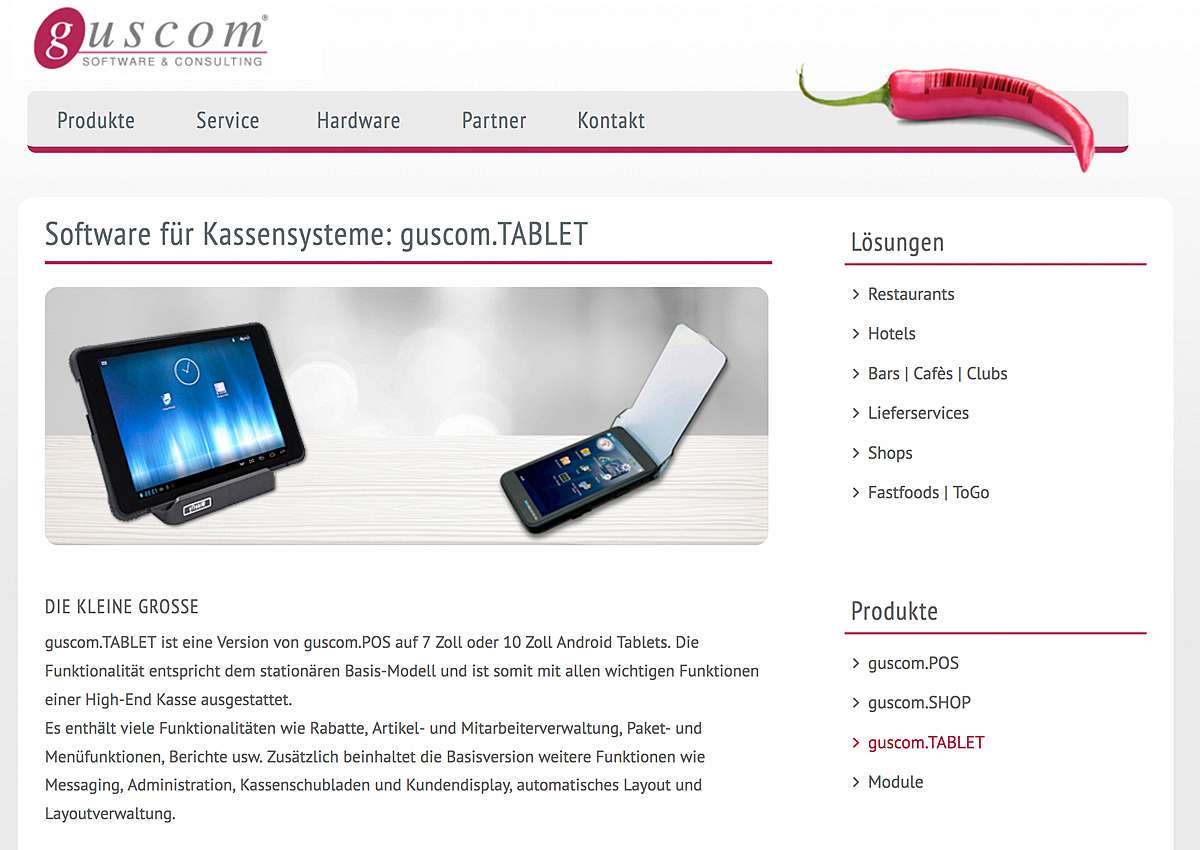 Guscom AG:: Relaunch der Website