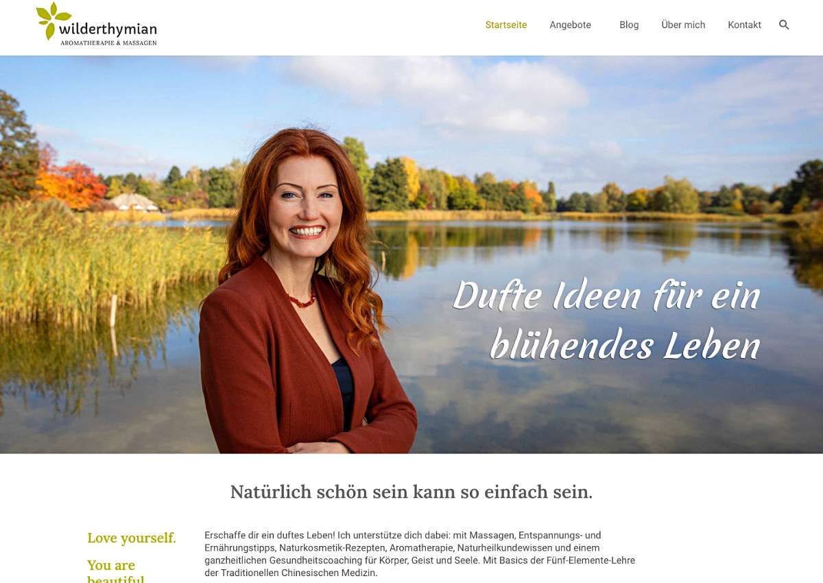 Wilderthymian: Neuaufbau der Website